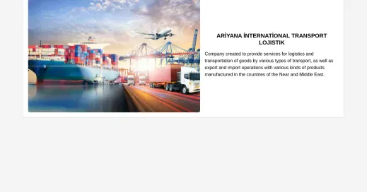 وبسایت شرکت آریانا